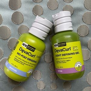DevaCurl Duo Light Defining Gel and No-Poo Original NWT
